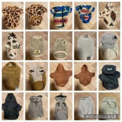 緊急お値下げ！秋冬 犬服10点セットサイズ:XSのサムネイル
