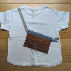 après les cours サコッシュ付きTシャツ 120cmのサムネイル