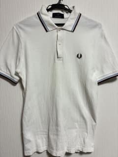 フレッドペリー M12 ポロシャツ 英国製 38 FRED PERRY 白のサムネイル