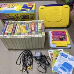 ジャンク品PICO本体＋ソフト12本 ＋中古ePICO本体＋ソフト1本まとめ売り SEGA PICO 本体とソフト14本セット キッズコンピュータピコ ジャンク品