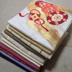 5902 名古屋帯まとめ売り11本！リメイク•お稽古用など☆ - メルカリ