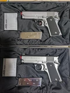 東京マルイ　デトニクス　シルバー 東京マルイ デトニクス.45 シルバーモデル 2丁 - メルカリ