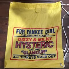 HYSTERIC GLAMOUR ショップ袋 巾着 イエローのサムネイル