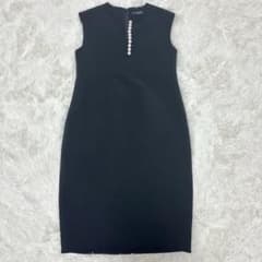 極美品】YOKO CHANヨーコチャン パール ワンピース ノースリーブ 38