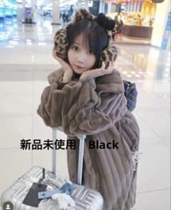 WCJ ブラック フェイクファーコート 新品未使用 - メルカリ