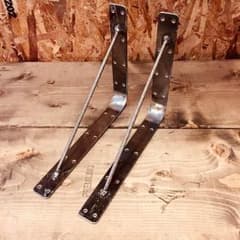 棚受 棚受け アイアン ハンドメイド 2個SET ⑦のサムネイル