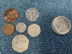 レア品　イギリス　コイン　６枚で国章マークに（計７枚）のサムネイル