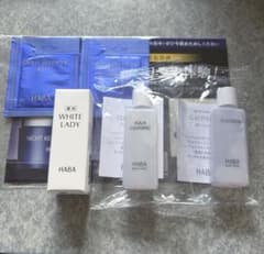 HABAスクワクレンジング、Gローション、ホワイトレディサンプルセット
