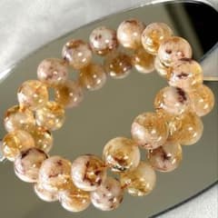 天然石 ハニーシトリン 大玉 ブレスレット 約13mmのサムネイル