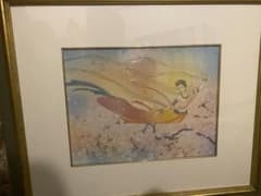 草場一壽作 天女 陶彩画 額 - メルカリ
