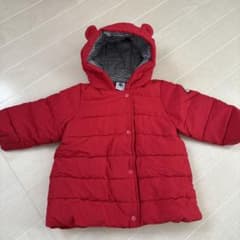 値下げしました 美品 プチバトー クマ耳ダウンコート 12m/74cm - メルカリ