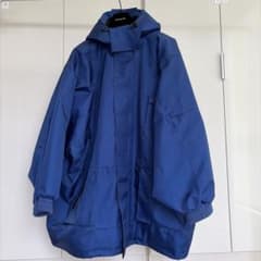 正規品 BALENCIAGA テクニカル フーデッドパーカー 44 ブルー - メルカリ