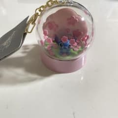スティッチ スクランプ キーチェーン 桜のサムネイル