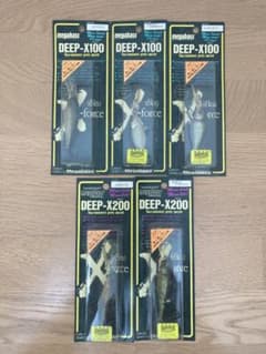 メガバス DEEP-X100 X200 5個セット オールドルアー 新品未使用 - メルカリ