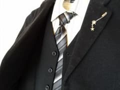 【超美品/スーツセット/120】BeBe べべ スーツ シャツ ネクタイ ズボンのサムネイル