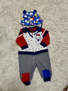 allo&lugh ロンパース 帽子セット 80cmのサムネイル