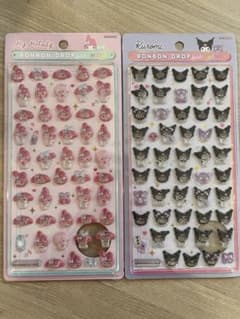 【正規品】ボンボンドロップシールminiマイメロクロミ　2枚セットのサムネイル