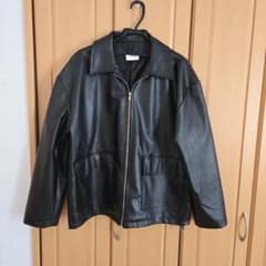 66girls シングルライダースジャケット ブラックのサムネイル