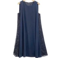 美品⭐︎FENNEL フェンネルサイドレースAラインノースリーブワンピース Mのサムネイル