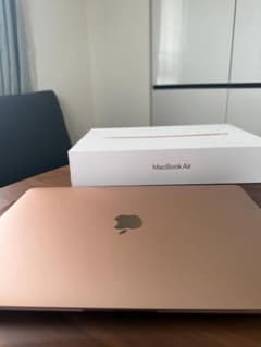 【美品】MacBookAir 2020 充放電80回ローズゴールド パソコンPC MacBook Air 13インチ 2020 ゴールド 充電75回【美品・箱有】 - メルカリ