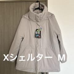 新品】Xシェルター断熱レディース防水ウォームアウター グレージュM 