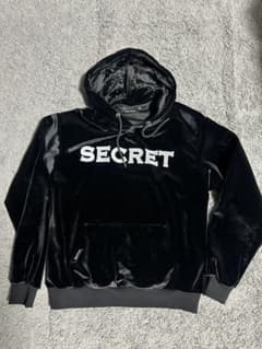 SECRET ベロアパーカー ブラック Sサイズのサムネイル