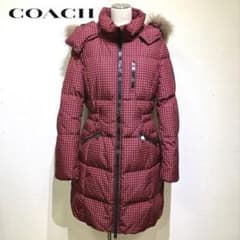 ⭐︎超美品⭐︎COACH ギンガムチェック柄 ロングダウンジャケット 
