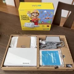 美品】wiiu スーパーマリオメーカーセット 任天堂 ニンテンドー シロ