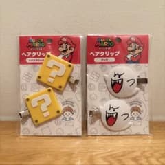 スーパーマリオ ヘアクリップ ハテナブロック テレサ 2個セットのサムネイル