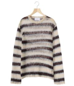 未使用タグ付】SUGARHILL MOHAIR STRIPE PULLOVER - メルカリ
