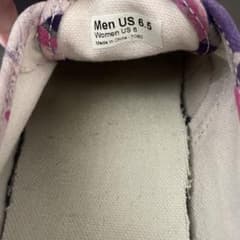 迷彩　赤紫　スニーカー　vansのサムネイル