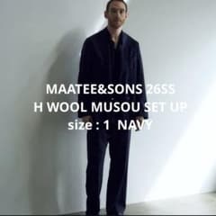 ☆satokさま専用☆MAATEE&SONS H WOOL MUSOU ☆satokさま専用☆MAATEE&SONS H WOOL MUSOU - メルカリ