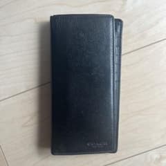 COACH 長財布 ブラック レザーのサムネイル