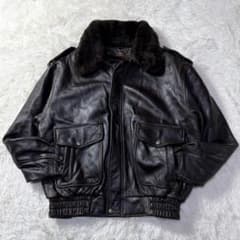 ライナー付完品！】90s G-1 フライトレザージャケット L ムートン襟