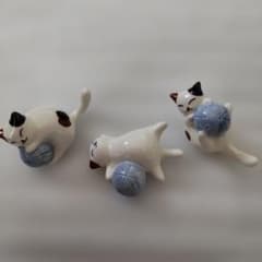 猫 箸置き 3個セットのサムネイル
