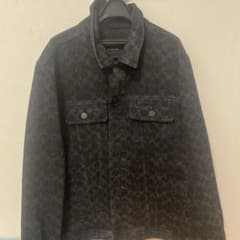 COACH シグネチャー デニムジャケット ブラックのサムネイル