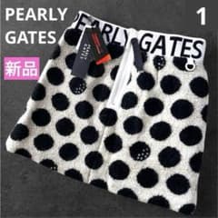 新品】パーリーゲイツ 中綿リングチェックスカート BIGドット柄 1