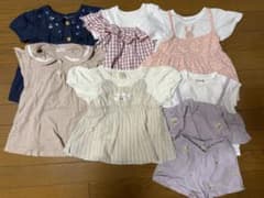 女の子 Tシャツ 7点セット 90〜100cmのサムネイル