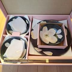 桜柄 食器セット プレート 小皿 箸のサムネイル