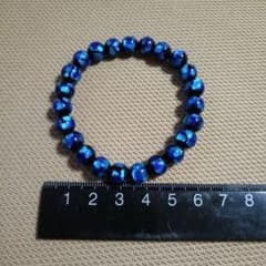 ホタルガラス ブレスレット 8mm とんぼ玉 沖縄のサムネイル