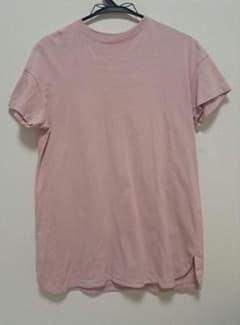 GU ピンク 　ワンピース　 サイドスリット　１３０cm　綿100%