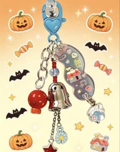 ハロウィン ゴースト チャーム キーホルダーのサムネイル