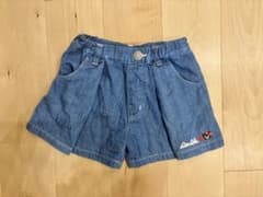 DOUBLE.B ミキハウス デニムショートパンツ 80cmのサムネイル
