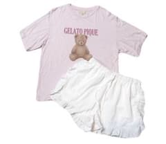 gelato pique ベアワンポイントTシャツ&ストライプショートパンツのサムネイル