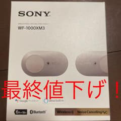 ⭕️最終値下げ⭕️SONYワイヤレスイヤホン　　　SONY WF-1000XM3のサムネイル