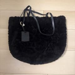 axes femme ファー トートバッグ ブラックのサムネイル