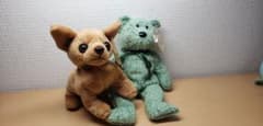 ty Beanie Babies ぬいぐるみ くまとわんちゃんのサムネイル