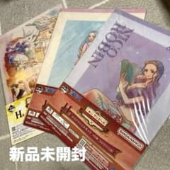 이치 반 쿠지 원피스 이모셔널 2 H상 클리어 파일 3 종 세트