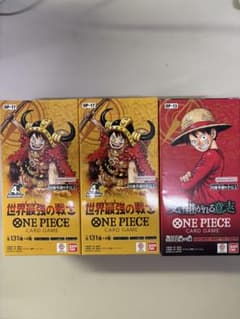 ワンピースカードゲーム世界最強の戦士受け継がれる意志 3BOXセット テープ付きのサムネイル