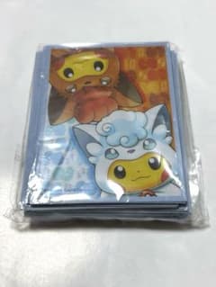 【ポケカ】デッキシールド カントー＆アローラロコン ポンチョピカチュウ 54枚 ポケカ】デッキシールド カントー＆アローラロコン ポンチョピカチュウ